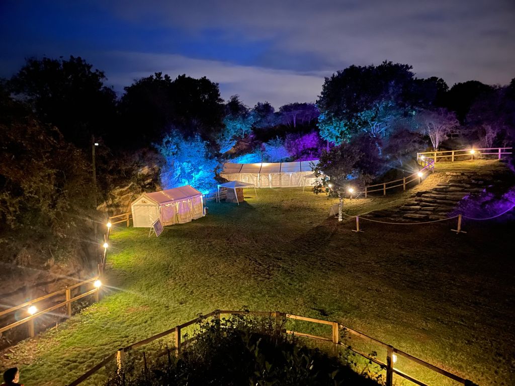 Night with marquee at The Quarry Venue & Events