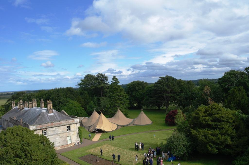 Tipis at Preston Tower