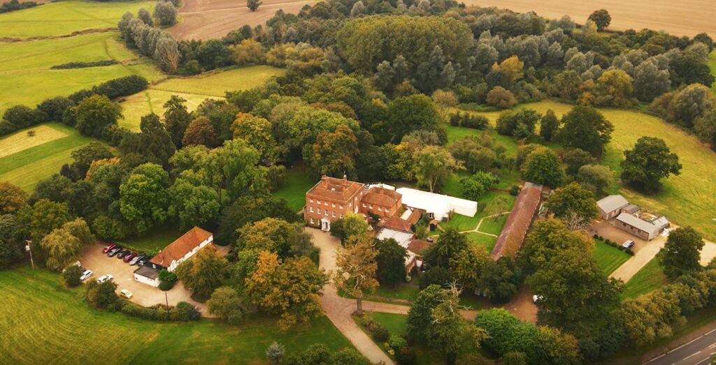 Aerial of Mulbery House