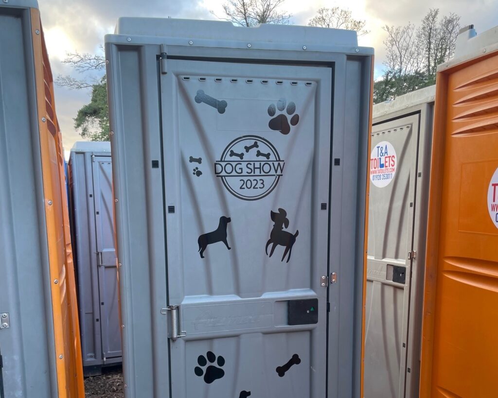 A Dog show toilet by T & A Toilets