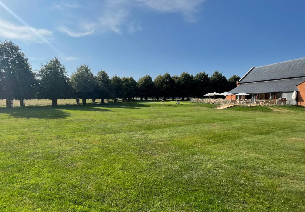 Marquee space at Hampton Court Golf Club